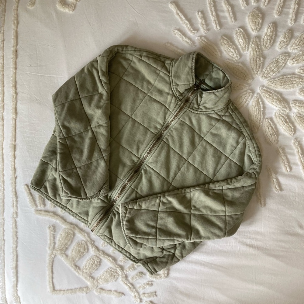 Moss green free people dolman jacket